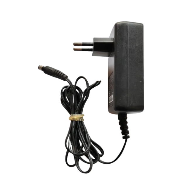 Power Adapter 12V 2A – AC to DC Supply with 2.1mm x 5.5mm Plug & Extra-Long 8ft Wall Cord