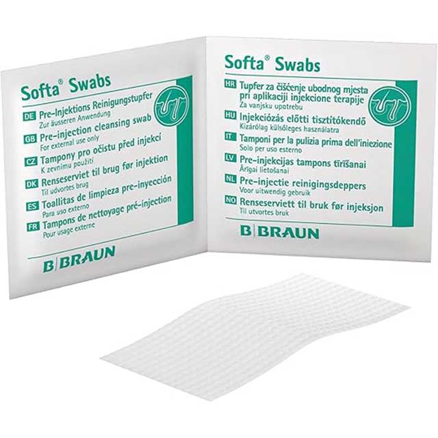 Pre-Injection Cleansing Swabs