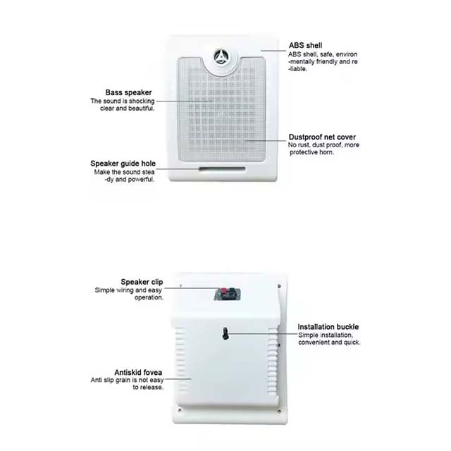 Premium 100V Room Wall Mount Speaker Wall Plate – Professional Audio Installation Accessory