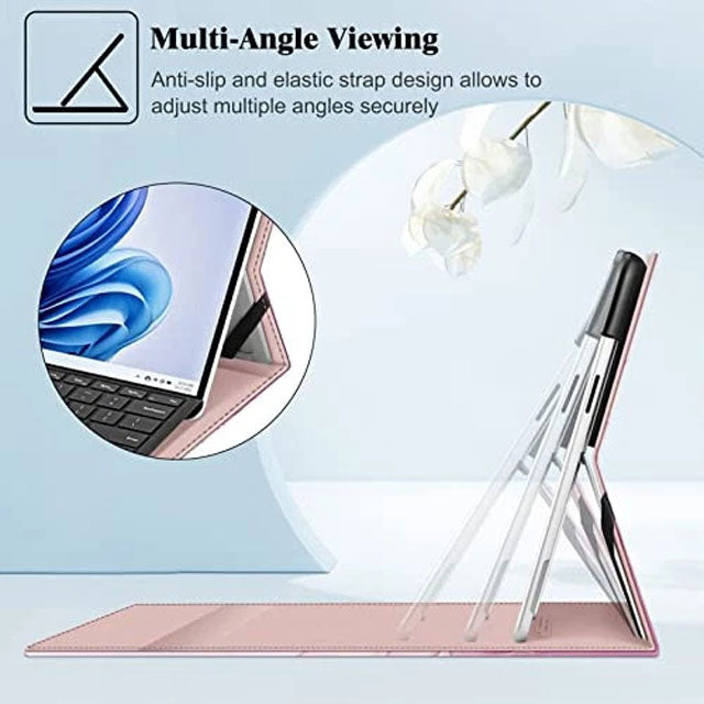Premium 13-Inch Case for Microsoft Surface Pro 11/10/9 – Multi-Angle Viewing Stand &amp; Shockproof Protective Cover