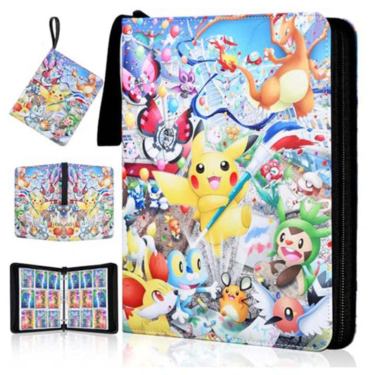 Premium 9-Pocket Trading Card Binder with Zipper – Holds 900 Cards &amp; 50 Detachable Sleeves, Ultimate Card Storage Album &amp; Holder Game Case – Perfect Gift for Boys &amp; Girls