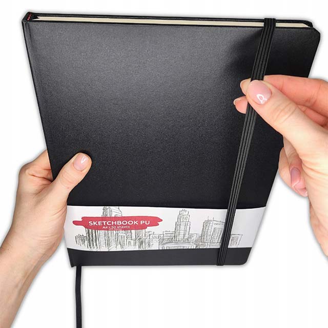 Premium A4 Sketch Book – 50-Page Sketch Block for Drawing, Sketching &amp; Artistry