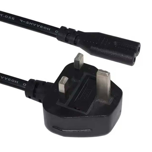Premium AC Power Cable – Fig 8 Socket (C7) Mains Cord Lead with UK Plug
