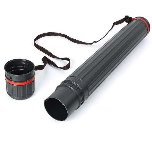 Premium Black Drawing Tube Holder – Sleek &amp; Durable Organizer for Art Supplies and Blueprints