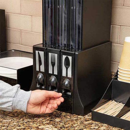 Premium Black Plastic Spoon – Durable