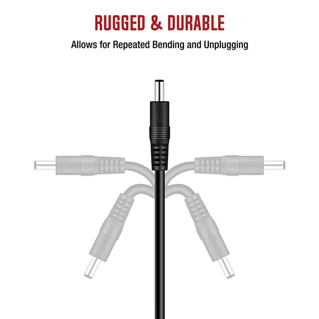 Premium DC 12V Power Extension Cable – Universal 5V to 24V DC/AC Extension Cord for CCTV Security Cameras, IR Illuminators &amp; More