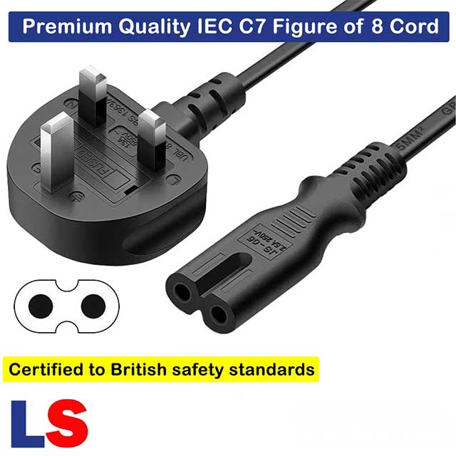 Premium Figure 8 Power Cable