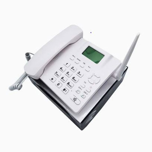 Premium GSM Fixed Wireless Phone – Dual SIM, Quad-Band Connectivity with Built-In FM Radio for Seamless Communication and Entertainment