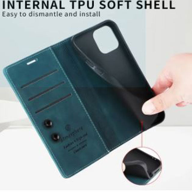 Premium Leather Book Case &amp; Wallet Card Cover for Xiaomi Redmi Note 12S/11S/12/11/10 Pro Plus, 12C/10C/9C/9T/9A, Poco F5/X5/F3/X3 &amp; Mi 12T/11T