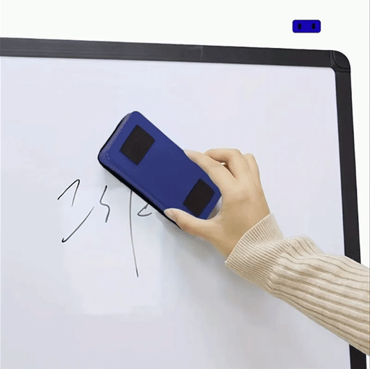 Premium Magnetic Whiteboard Eraser – Durable Flannelette Brush with Easy-Clean Plastic Design