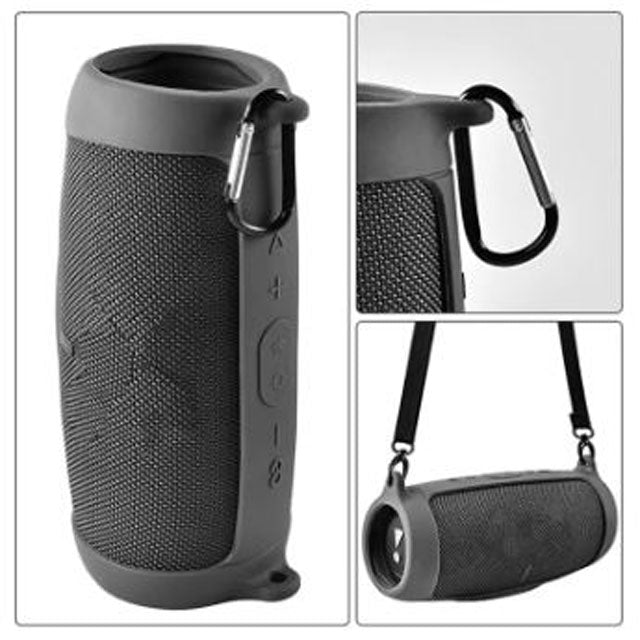 Premium Silicone Case Cover for JBL Charge 5 Bluetooth Speaker – Durable Travel Protection with Shoulder Strap &amp; Carabiner