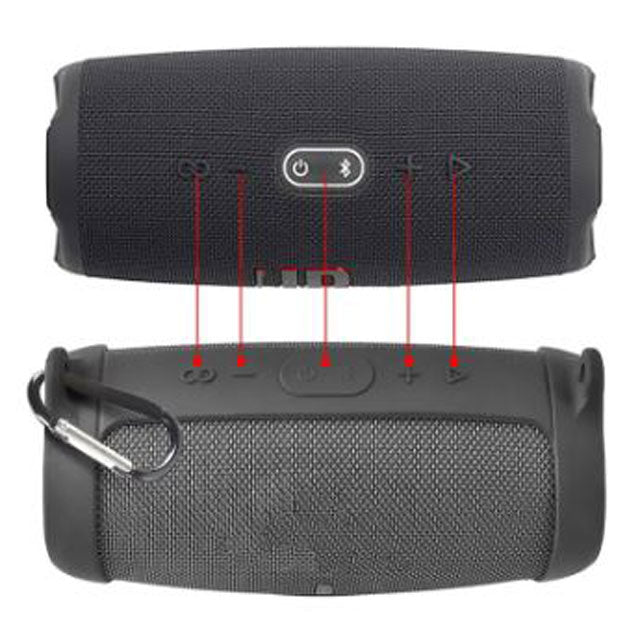 Premium Silicone Case Cover for JBL Charge 5 Bluetooth Speaker – Durable Travel Protection with Shoulder Strap &amp; Carabiner