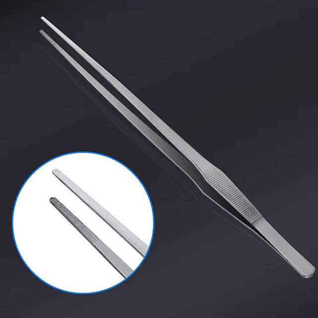 Premium Stainless Steel Aquarium Tweezers &amp; Pliers – Straight &amp; Curved Aquascape Tools for Fish Tank Planting and Aquatic Feeding Tongs
