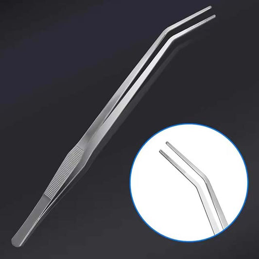 Premium Stainless Steel Aquarium Tweezers &amp; Pliers – Straight &amp; Curved Aquascape Tools for Fish Tank Planting and Aquatic Feeding Tongs