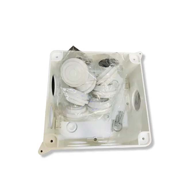 Premium Waterproof ABS Junction Box for Electrical &amp; CCTV Installations – Durable &amp; Weatherproof (Isolated on White)