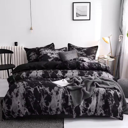 Premium 3-Piece Duvet Cover Set – Ultra-Soft Double Comforter Bedding Set – Includes 1 Quilt Cover (175x220cm) and 2 Matching Pillowcases (50x75cm) – Breathable All-Season Bedding for Queen, King, or Single Beds