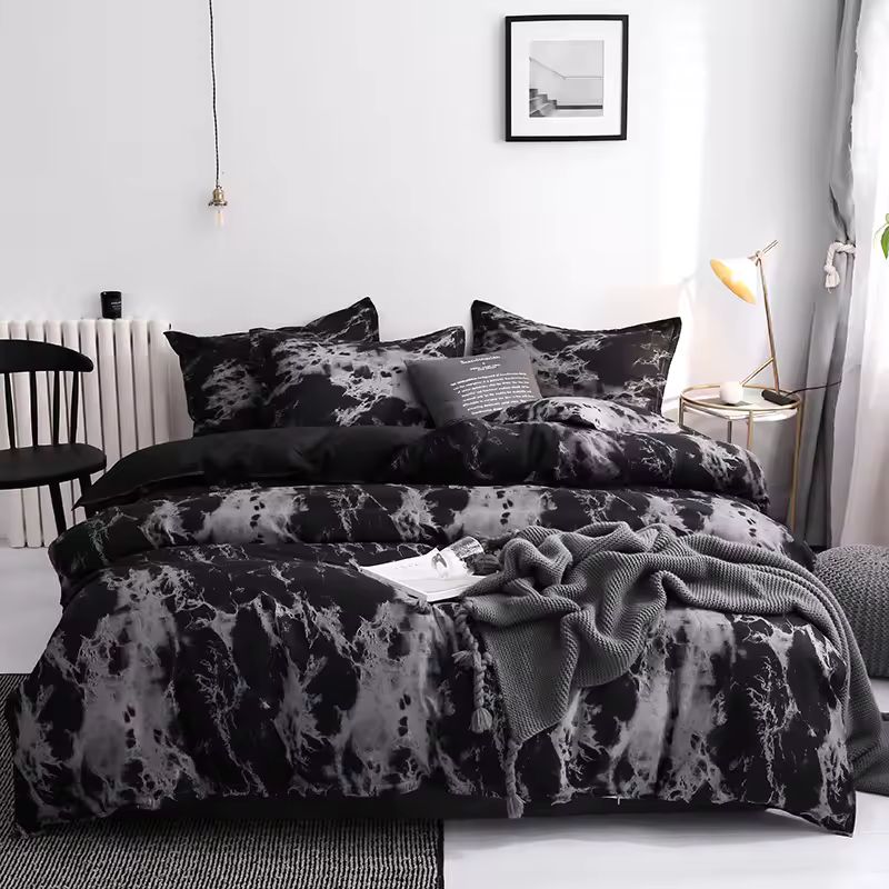 Premium 3-Piece Duvet Cover Set – Ultra-Soft Double Comforter Bedding Set – Includes 1 Quilt Cover (175x220cm) and 2 Matching Pillowcases (50x75cm) – Breathable All-Season Bedding for Queen, King, or Single Beds