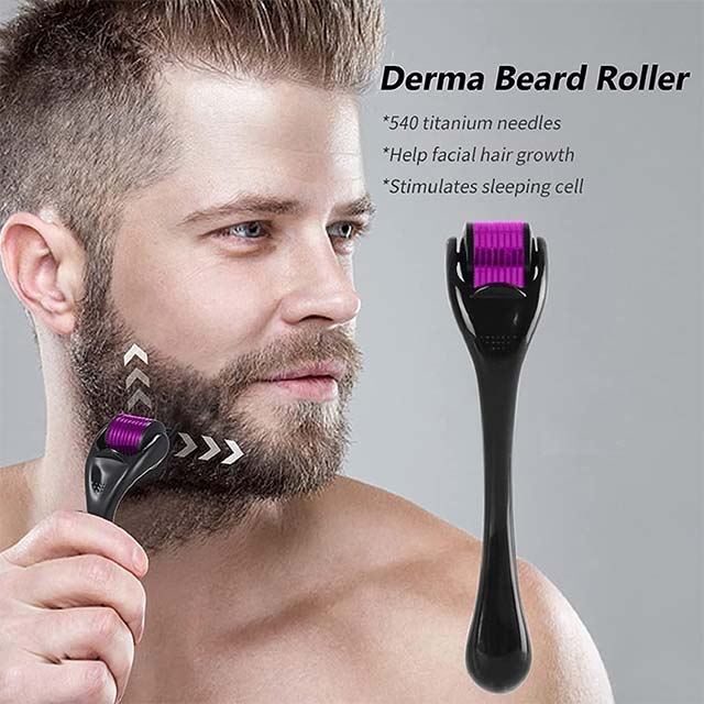 Professional 540 Micro Needle Derma Roller – Advanced Skin Rejuvenation, Anti-Aging &amp; Hair Growth Device for Men &amp; Women