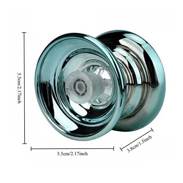 Professional Aluminum Metal YoYo – Beginner-Friendly Yo-Yo Toy for Kids & Adults with Accessories