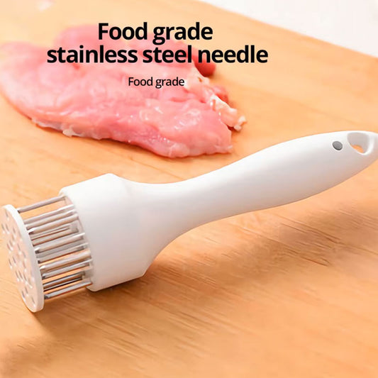 Professional Handheld Meat Tenderizer – Stainless Steel Needle Tool for Pork Chops, Steak, and Poultry