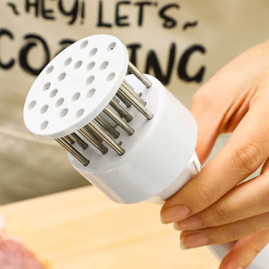Professional Handheld Meat Tenderizer – Stainless Steel Needle Tool for Pork Chops, Steak, and Poultry
