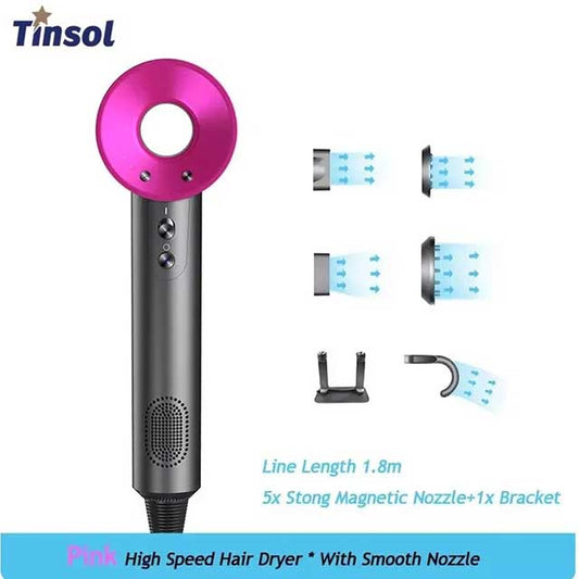 Professional Leafless Negative Ion Hair Dryer – High-Speed Constant Temperature Blow Dryer for Home Use