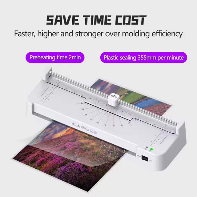 Professional Thermal Laminator – High-Speed Hot &amp; Cold Laminating Machine for A3 Photos, Film, Paper &amp; Document Protection