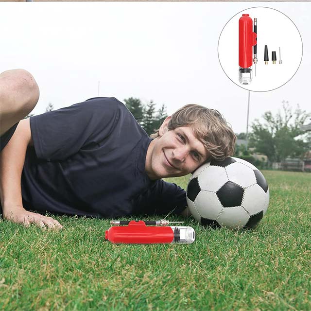 QIUXING Multi-Purpose Air Pump &amp; Inflator – Portable Hand Pump for Car Tires, Soccer Balls, Basketballs, and Toys