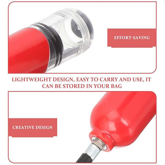 QIUXING Multi-Purpose Air Pump &amp; Inflator – Portable Hand Pump for Car Tires, Soccer Balls, Basketballs, and Toys