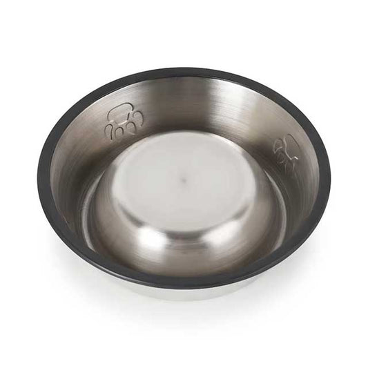 Quality Paw-Shaped Stainless Steel Pet Bowl – Skidproof & Anti-Ant Feeder for Dogs & Cats, Multiple Sizes