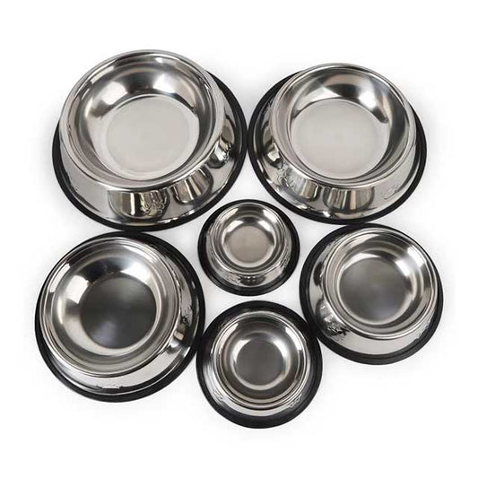 Quality Paw-Shaped Stainless Steel Pet Bowl – Skidproof & Anti-Ant Feeder for Dogs & Cats, Multiple Sizes