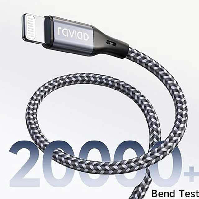 RAVIAD MFi Certified iPhone Lightning Cable