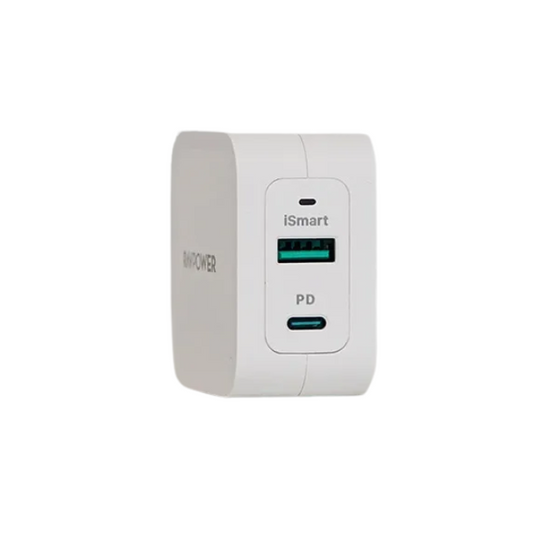RAVPower PD Pioneer 65W Fast Wall Charger – USB-C Power Delivery Adapter (UK Imported)