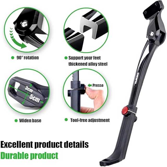 RBRL Aluminum Alloy Rear Bike Sidestand