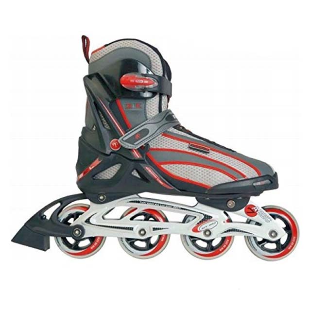 REBEL Nano Fitness Roller Skates – ABEC7 Bearings, 76mm/82A Wheels, Size 40 (25.5 cm) Inline Skates