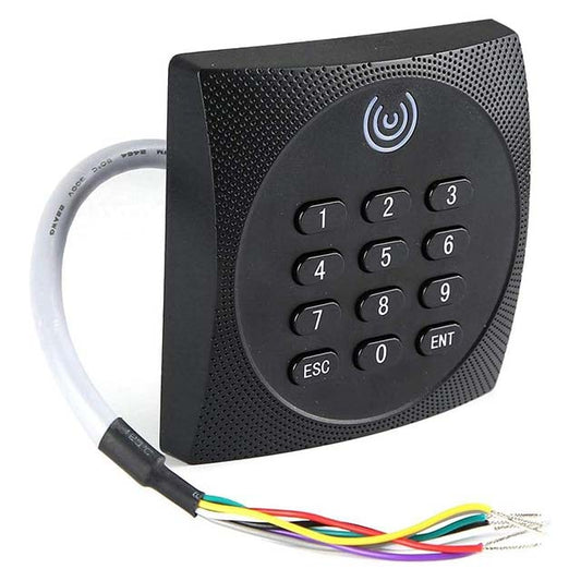LCMDFZ Waterproof RFID Card Reader - Multi-Functional ID &amp; Password Keypad for Banks &amp; Public Buildings