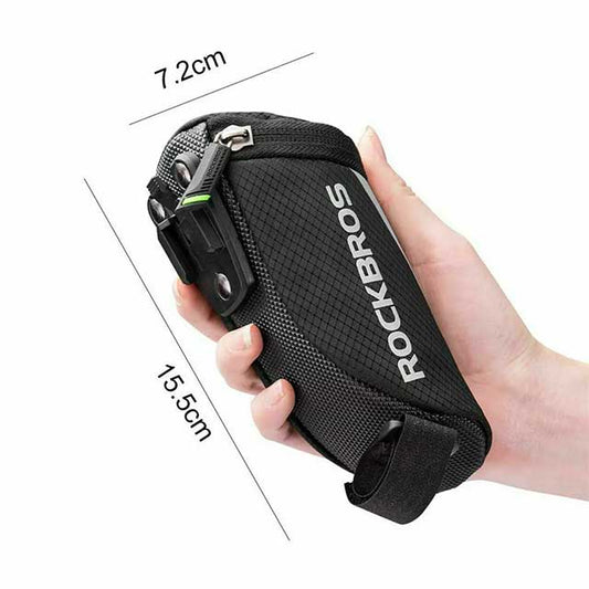 Sacoche de selle portable ROCKBROS pour vélo VTT, réfléchissante
