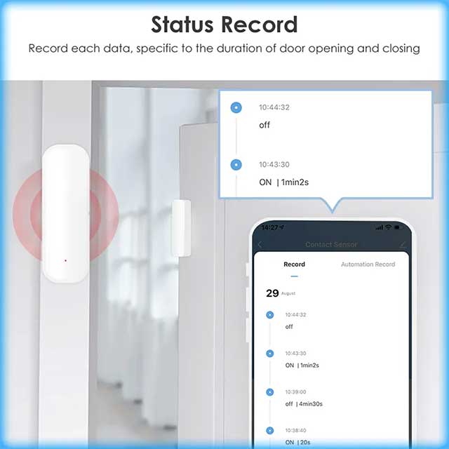 RSH Tuya WiFi Intelligent Door & Window Sensor