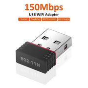 RTL8188 150Mbps USB WiFi Adapter – Wireless Network Dongle for Raspberry Pi, Desktop, Laptop & PC | Windows Compatible