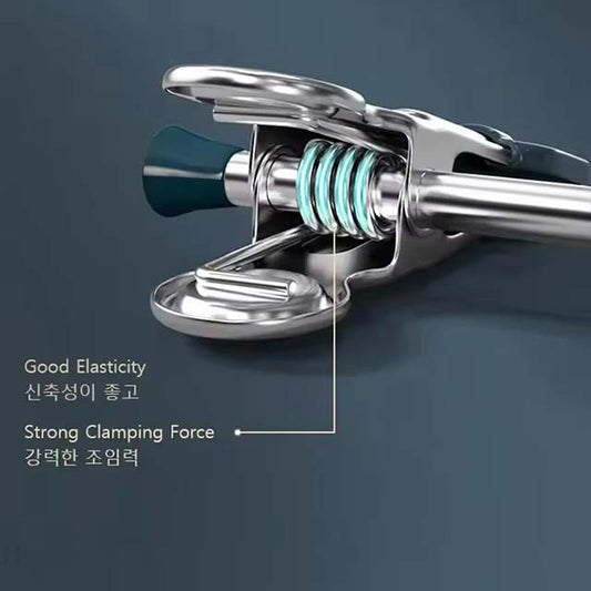 Stainless Steel Rack Clip – Anti-Slip Pants & Skirt Hanger with Wardrobe Clothespin Clamps