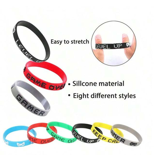 Random Color Silicone Party Wristbands – Durable &amp; Fun Celebration Accessory