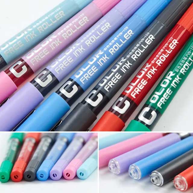 Multicolor Gel Ink Pens – Large Capacity Fine Nib Roller Ballpoint Pens for Students & Office | Smooth Writing School Stationery Set | High-Quality Ball Pens