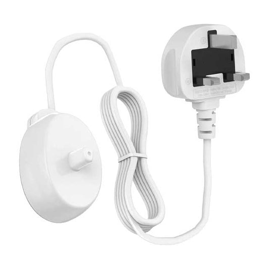 Replacement Electric Toothbrush Charger – UK 3-Pin Inductive Charging Base for Oral-B &amp; Braun Electric Toothbrush (Compatible with Oral-B Type 3757)