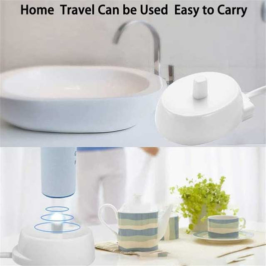 Replacement Electric Toothbrush Charger – UK 3-Pin Inductive Charging Base for Oral-B &amp; Braun Electric Toothbrush (Compatible with Oral-B Type 3757)