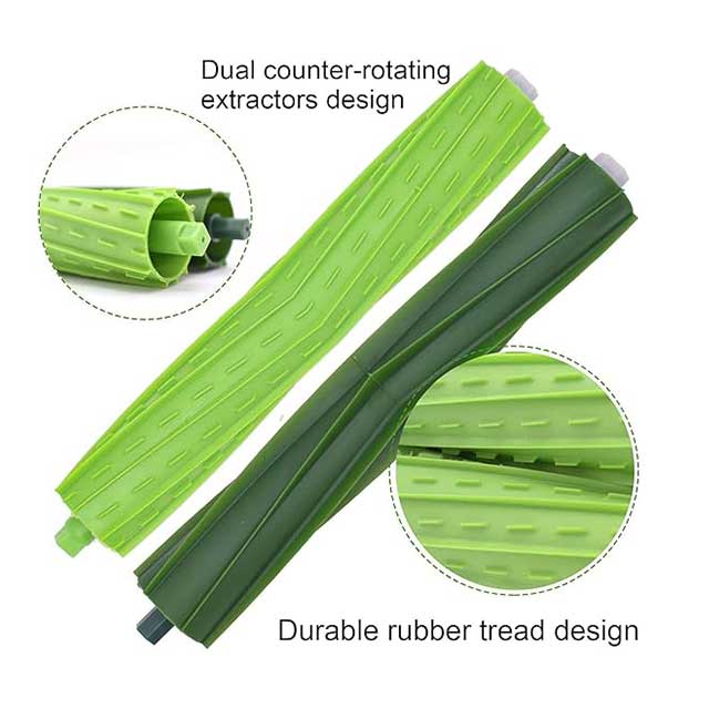 Replacement for iRobot Rubber