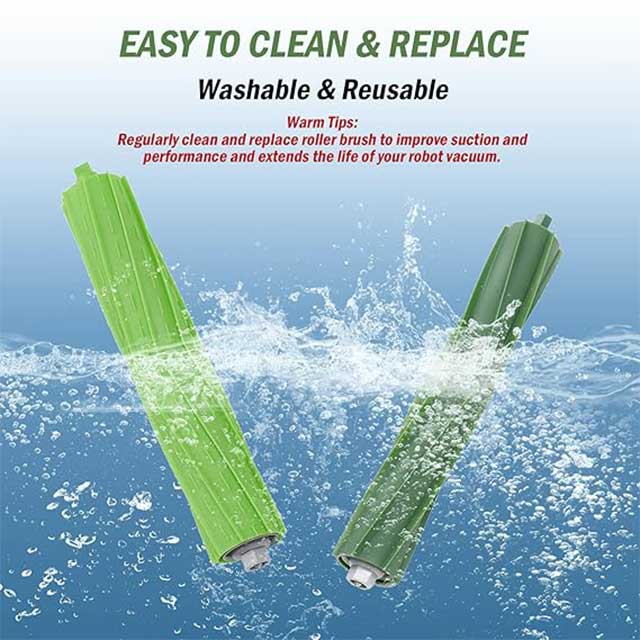 Replacement for iRobot Rubber