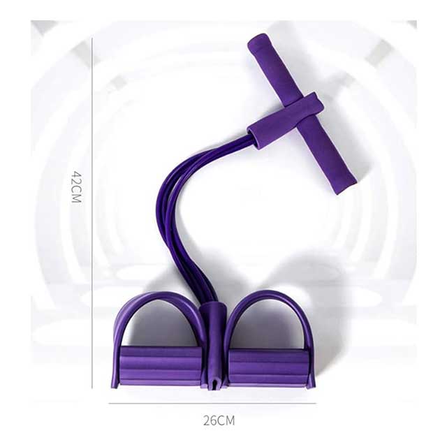 Resistance Loop Bands with Pedal – Elastic Pull Rope for Home Workouts | Full-Body Fitness Equipment for Strength Training, Yoga & Pilates