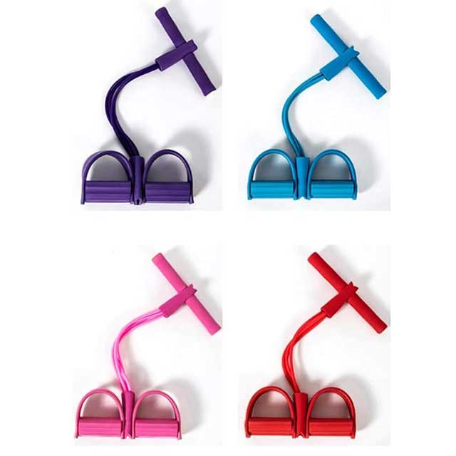 Resistance Loop Bands with Pedal – Elastic Pull Rope for Home Workouts | Full-Body Fitness Equipment for Strength Training, Yoga & Pilates