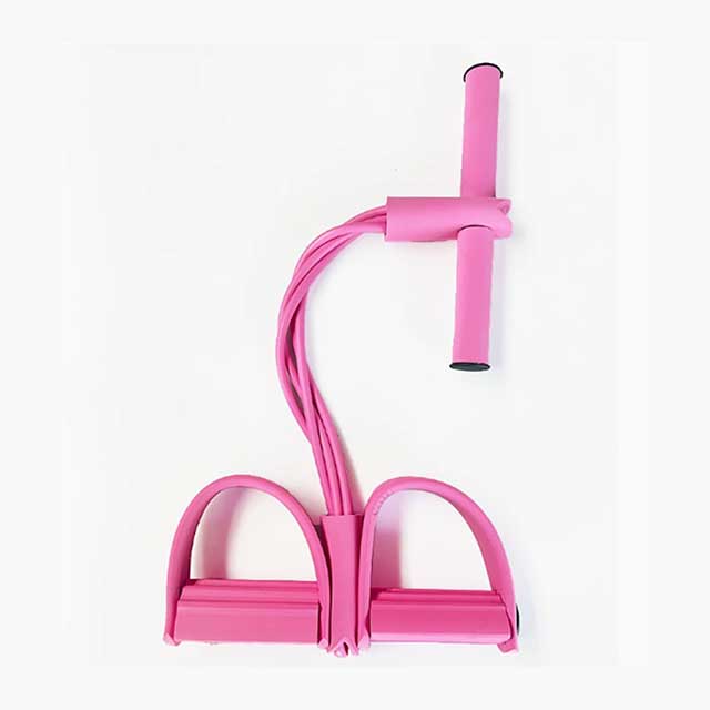 Resistance Loop Bands with Pedal – Elastic Pull Rope for Home Workouts | Full-Body Fitness Equipment for Strength Training, Yoga & Pilates