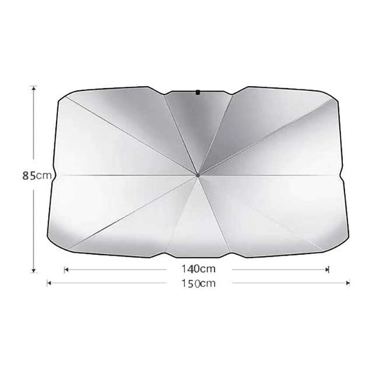 Pare-soleil rétractable pour pare-brise avant – Isolation thermique, protection UV et fraîcheur de l'habitacle